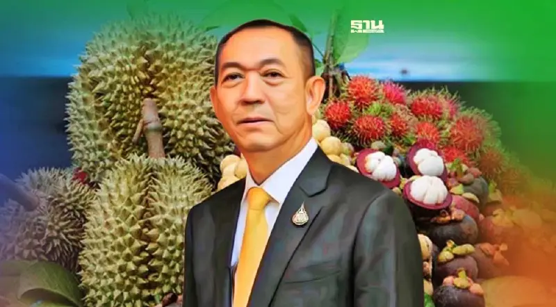 “เฉลิมชัย”โชว์ผลงาน ดันส่งออกผลไม้ครึ่งปี 8 หมื่นล้าน ยึดยาวแชมป์ตลาดจีน