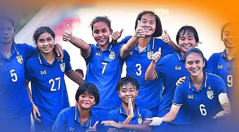 ชบาแก้ว ทีมชาติไทย U18 ถล่มสิงคโปร์ 6-0 ศึกฟุตบอลหญิงชิงแชมป์อาเซียน ชบาแก้ว ทีมชาติไทย U18 ถล่มสิงคโปร์ 6-0 ศึกฟุตบอลหญิงชิงแชมป์อาเซียน