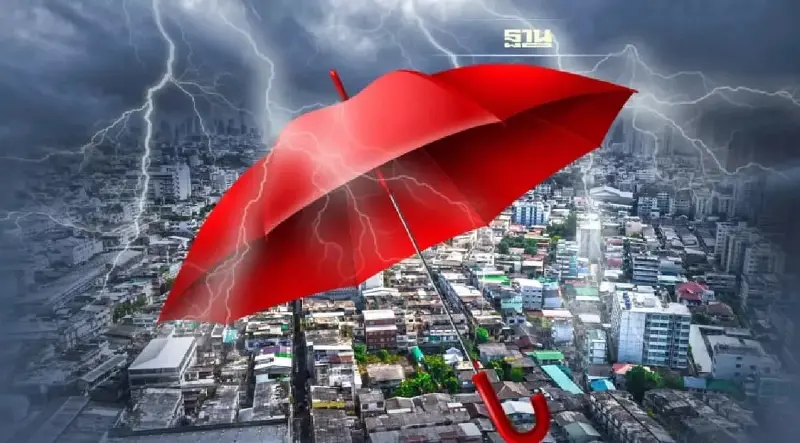 พยากรณ์อากาศวันนี้ -5 ส.ค.ไทยฝนเพิ่มกับมีฝนตกหนักบางแห่ง ลมกระโชกแรง