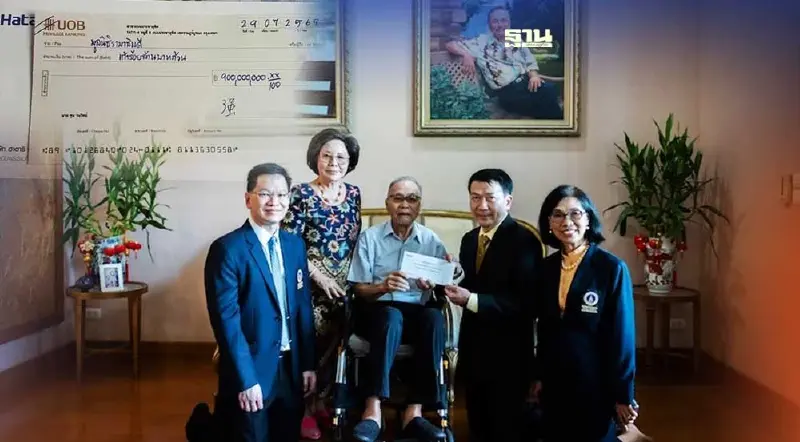 "จุน วนวิทย์"  ผู้ก่อตั้ง "ฮาตาริ" เปิดลายเซ็น 900 ล้าน มอบมูลนิธิรามาธิบดีฯ