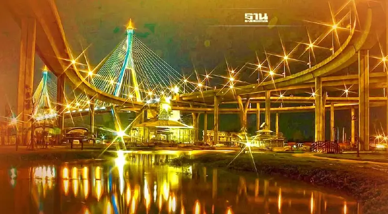 ตระการตาไฟประดับ 13 สะพานข้ามแม่น้ำเจ้าพระยา 27 - 31 ก.ค.2565