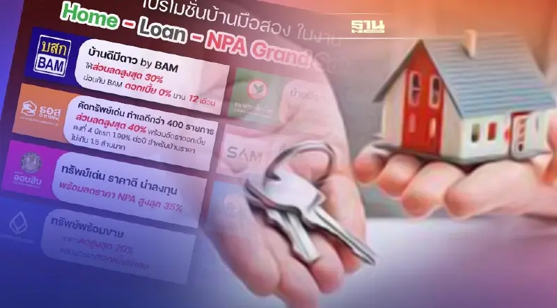 วันสุดท้าย 'บ้านมือสอง - NPA' ลดราคา 40% ดอกเบี้ย 0%