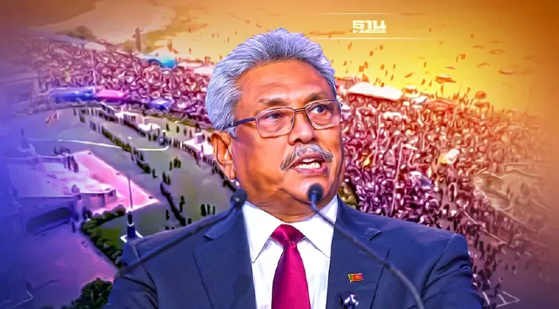 วินาที "ม็อบยึดทำเนียบศรีลังกา" ปธน.โกตาบายา ราชปักษา เผ่นหนี (มีคลิป)