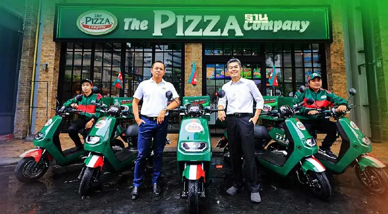 เดอะ พิซซ่า คอมปะนี  เริ่มส่งอาหารโซนกรุงเทพฯ ด้วยรถจักรยานยนต์ไฟฟ้า