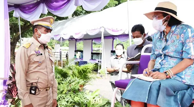 อธิบดีกรมปศุสัตว์น้อมเกล้าฯ ถวายแพะกรมสมเด็จพระเทพรัตนราชสุดาฯ