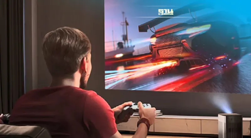 Halo+ โปรเจคเตอร์แบบพกพาสุดล้ำ แบตในตัว ทรงพลัง 1080p FHD Halo+ โปรเจคเตอร์แบบพกพาสุดล้ำ แบตในตัว ทรงพลัง 1080p FHD