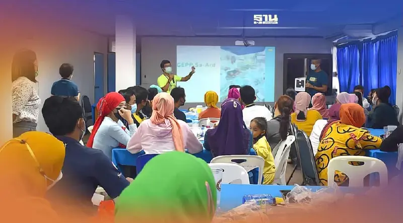 ศูนย์ FLEC จับมือซีพีเอฟ-จีอีพีพี สอนแรงงานข้ามชาติคัดแยกขยะ 