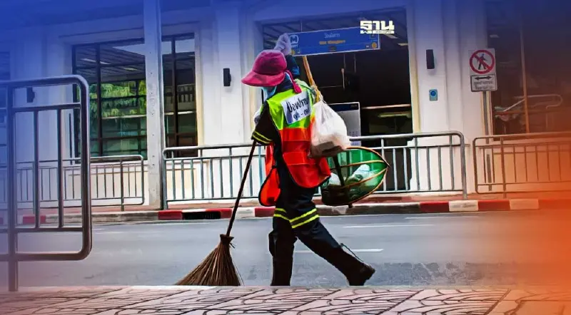 พนักงานกวาดถนนเฮ กทม.เล็งเคาะเพิ่มค่าตอบแทน-ปรับเงินพิเศษรายเดือนใหม่