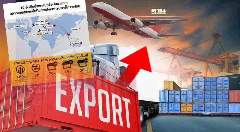 TOP 5 สินค้าไทย ใน 'eBay' ส่งออกดีทั่วโลก TOP 5 สินค้าไทย ใน 'eBay' ส่งออกดีทั่วโลก