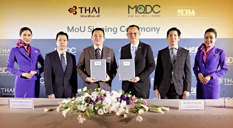MQDC และการบินไทย ประกาศความร่วมมือครั้งสำคัญ  ร่วมผลักดันธุรกิจอสังหาฯและการท่องเที่ยวไทย