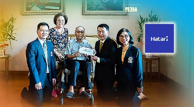 ผ่างบการเงิน พัดลมฮาตาริ  หลัง จุน วนวิทย์  บริจาค 900 ล้านมอบมูลนิธิรามาธิบดีฯ