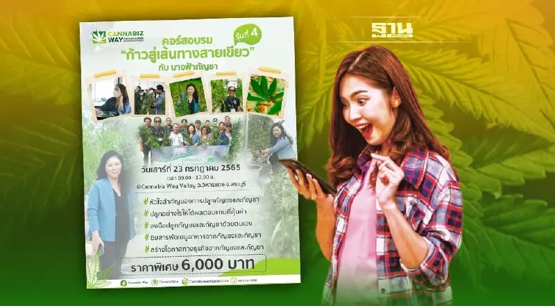 CW ติวเข้มคอร์สก้าวสู่เส้นทางสายเขียวรองรับหลังปลดล็อคกัญชง-กัญชาพ้นยาเสพติด