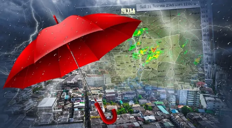 เรดาร์กทม.พบกลุ่มฝนบริเวณกรุงเทพฯ-ปริมณฑลหลายพื้นที่ เขตไหนบ้าง เช็คเลย
