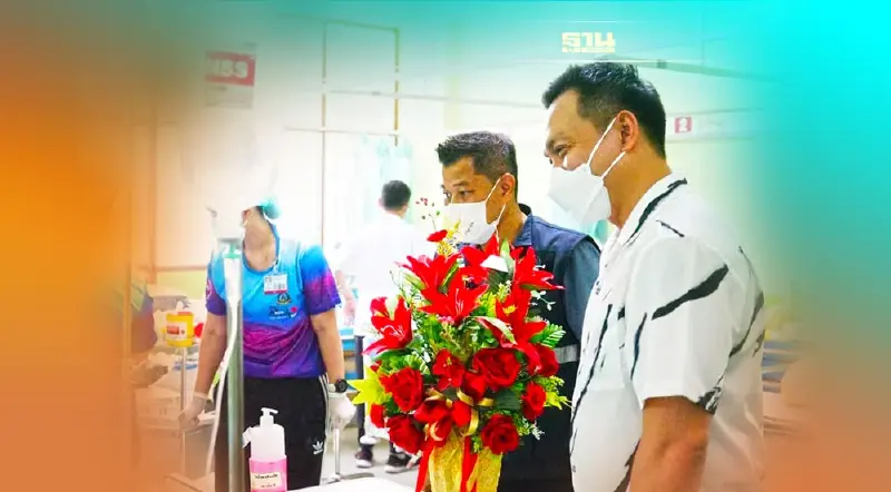 "สะถิระ" เยี่ยมผู้ประสบเหตุไฟไหม้ผับ ขอให้เป็นครั้งสุดท้ายในประเทศไทย