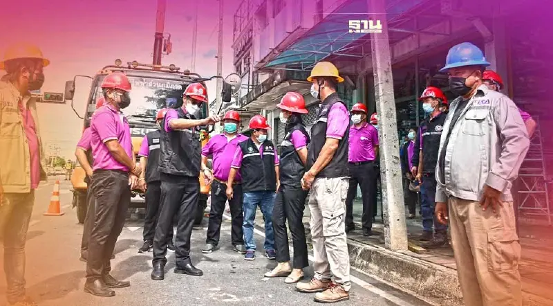 ถอนเสาไฟฟ้า65ต้นงานสุดท้ายกฟภ.ปิดจ็อบ2.4พันล้าน"โคราชเมืองไร้สาย"