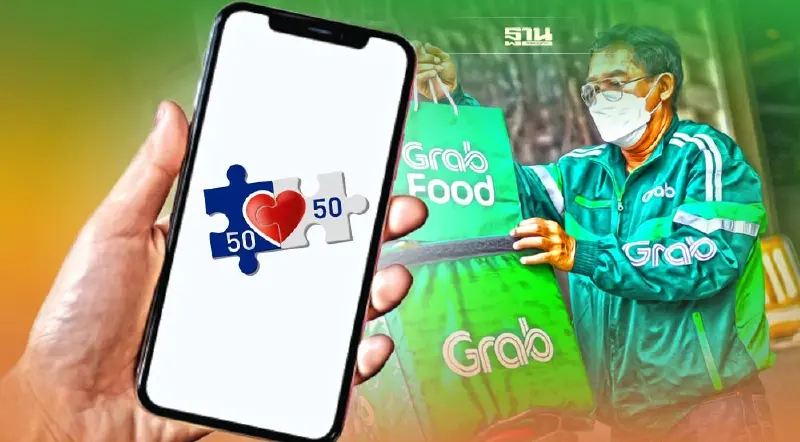 แกร็บ หนุน “คนละครึ่ง เฟส 5” หั่นค่าคอมฯ เหลือ 9%  อัดสินเชื่อร้านอาหาร