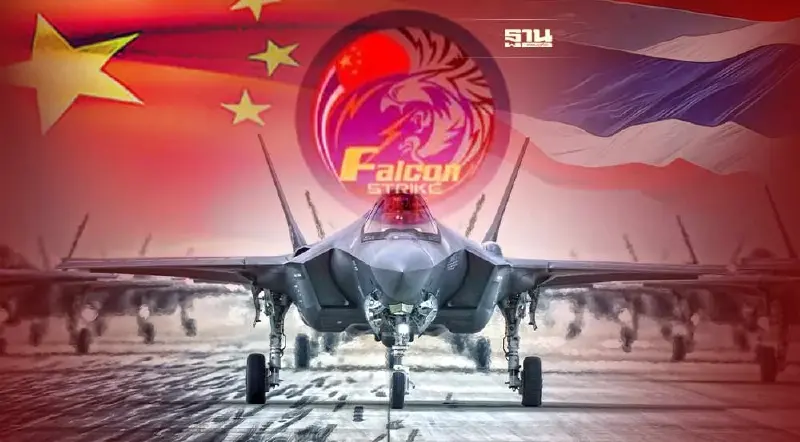 มาแล้ว จีนส่งเครื่องบินรบร่วมฝึกซ้อม Falcon Strike กับทัพอากาศไทย