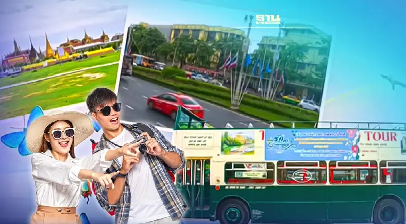 นั่งรถเปิดประทุนยลวิวพระนคร - นิทรรศการเฉลิมพระเกียรติ สมเด็จพระพันปีหลวง