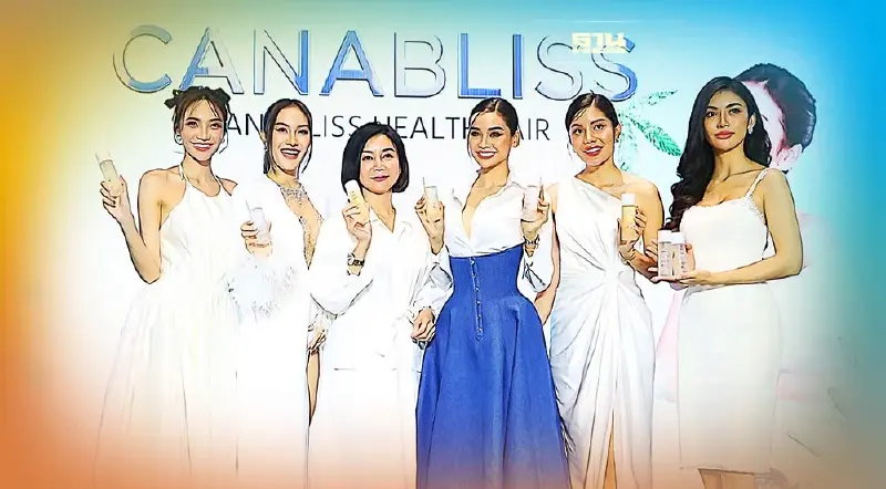 3 บิ๊กเครือณุศาศิริ เปิดตัว เปิดตัวน้ำตบ  “Canabliss Essence”