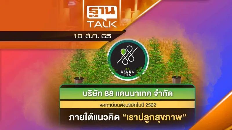 โอกาสธุรกิจกัญชง-กัญชาไทย เปิดแผน "88 แคนนาเทค" ลุยส่งออก