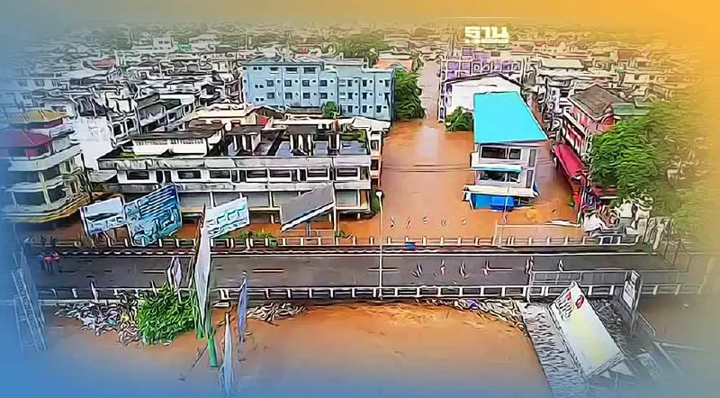 เช็คความเสียหาย'แม่สาย-ท่าขี้เหล็ก' จมน้ำ วันเดียวสูญกว่า 30 ล้านบาท