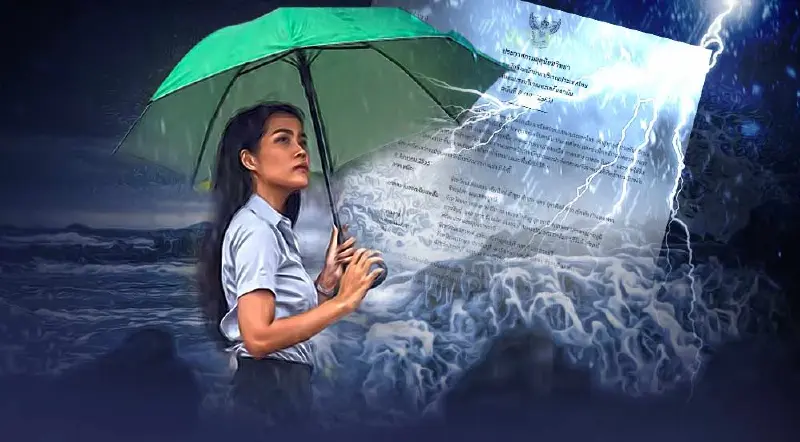 ประกาศกรมอุตุฯฉบับที่ 8 เตือนฝนตกหนักถึงหนักมาก-ทะเลอันดามันคลื่นลมแรง