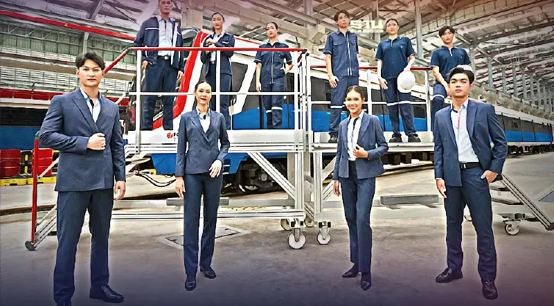 รถไฟฟ้าบีทีเอส เปิดตัวยูนิฟอร์มใหม่ “Smart Modern look” ด้วยเส้นใยลดโลกร้อน