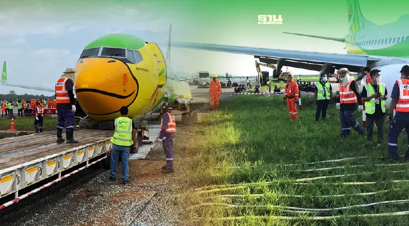 กู้เครื่องบินโบอิ้ง737-800 “นกแอร์”หนีไม่พ้นฝ่ายช่างการบินไทย