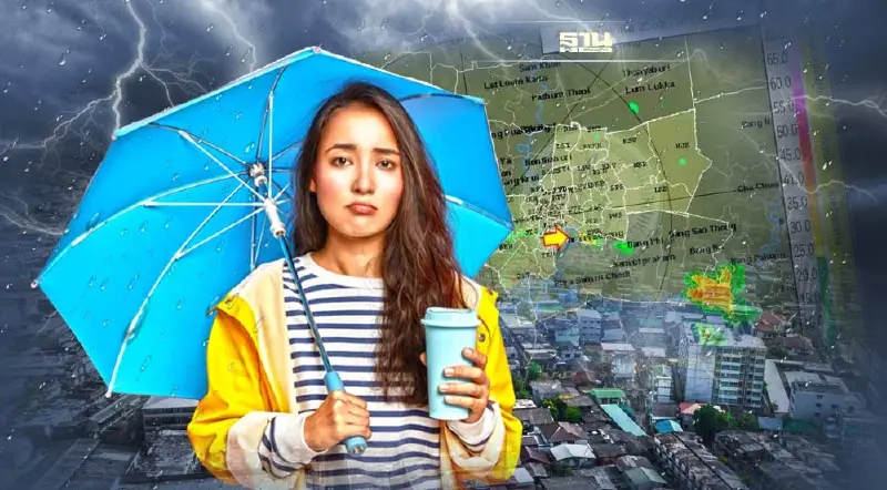 เรดาร์กทม.ตรวจพบกลุ่มฝนบริเวณ"กรุงเทพฯ-ปริมณฑล" พื้นที่ไหน อัพเดทที่นี่