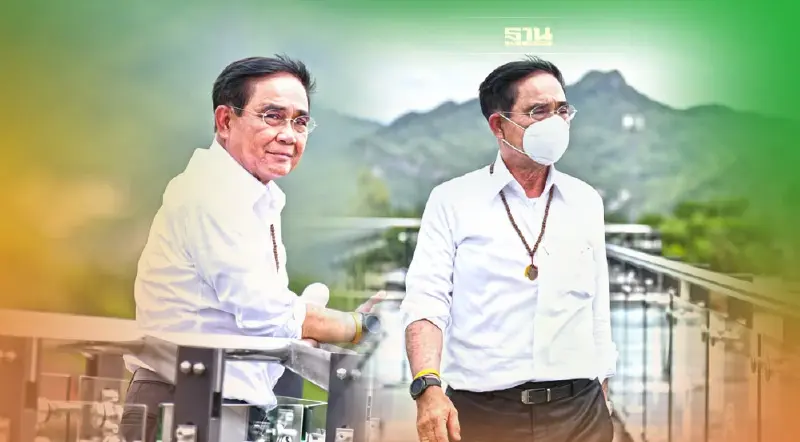 นายกฯ ลงพื้นที่กาญจนบุรี รับมีความสุข ขึ้น Sky Walk ชมริมแม่น้ำแคว (ภาพชุด)