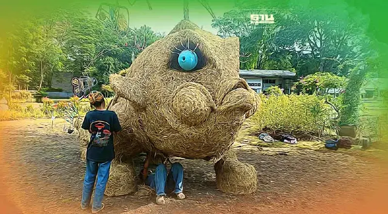 โคราชเมืองศิลปะโชว์20ผลงานประติมากรรมหุ่นฟางคาดสะพัด300ล้าน