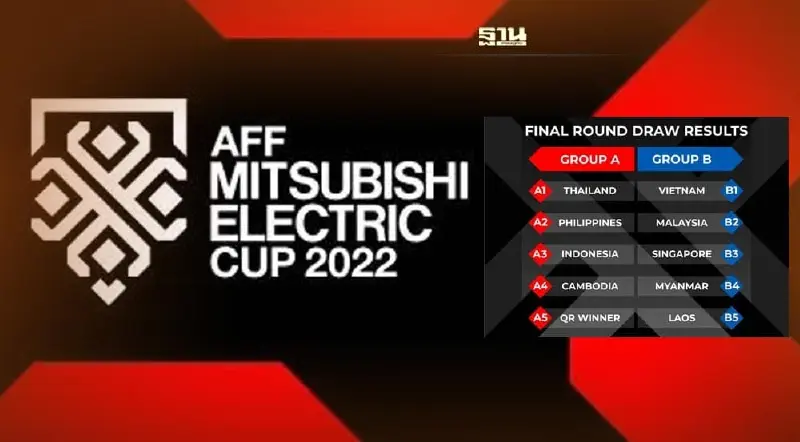 ฟุตบอลชิงแชมป์อาเซียน 2022 ทีมชาติไทยอยู่สายไหน เช็คที่นี่