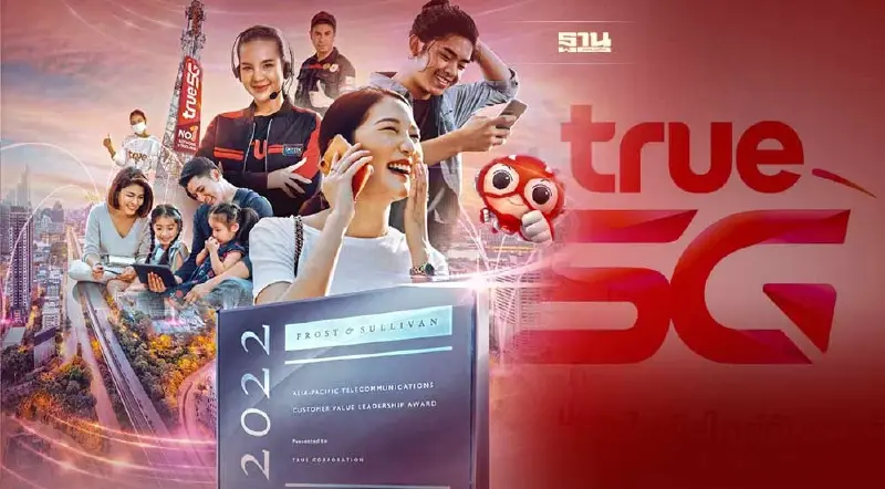 กลุ่มทรูคว้ารางวัล ผู้นำธุรกิจโทรคมนาคมที่สร้างคุณค่าเพื่อลูกค้าปี 2565
