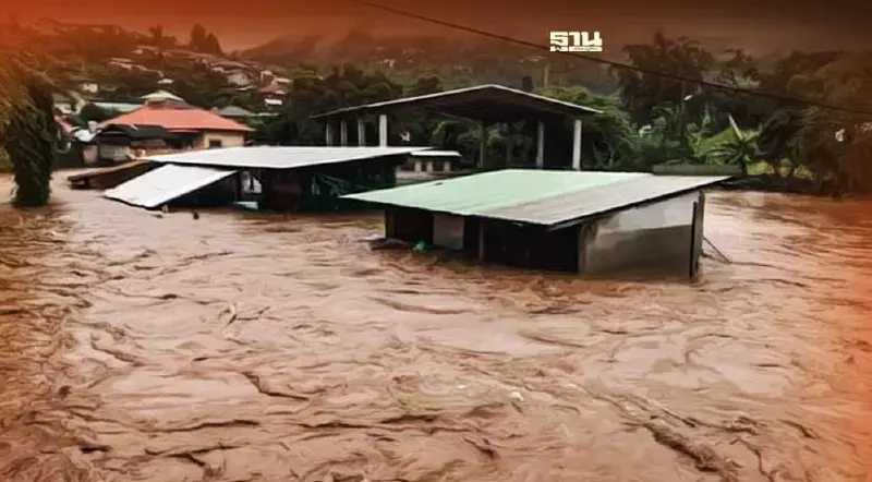 เช็คด่วน!พื้นที่เฝ้าระวังน้ำท่วม-น้ำป่าไหลหลาก-น้ำทะเลหนุน