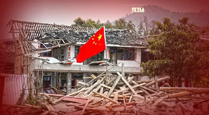 แผ่นดินไหว 6.8 แมกนิจูดเขย่ามณฑลเสฉวน ยอดดับพุ่ง 46 ราย