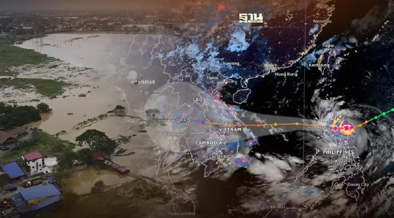 เวียดนามเร่งอพยพปชช. รับมือไต้ฝุ่น "โนรู" ที่ทวีกำลังลมระดับ 183 กม./ชม.