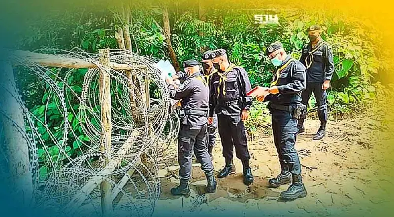 ชายแดนตากยังคุ กะเหรี่ยงโชว์คุมทหารเมียนมา ฉก.ทหารพรานเฝ้าเข้มริมเมย