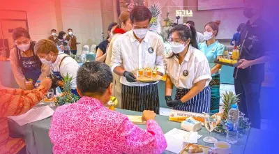 ถึงตราดต้องไม่พลาด เครื่องดื่ม 20 เมนูจากสินค้าGIสับปะรดสีทอง