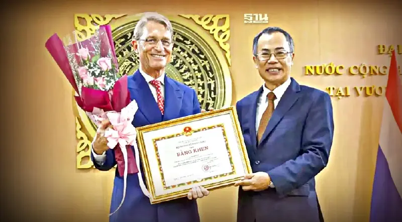 “ฮาราลด์ ลิงค์” ประธาน บี.กริม รับใบประกาศเกียรติคุณจากรัฐบาลเวียดนาม