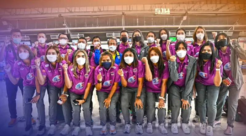 ทัพ"วอลเลย์บอลหญิงทีมชาติไทย"บินสู่เนเธอร์แลนด์สู้ศึกชิงแชมป์โลก 2022 ทัพ"วอลเลย์บอลหญิงทีมชาติไทย"บินสู่เนเธอร์แลนด์สู้ศึกชิงแชมป์โลก 2022