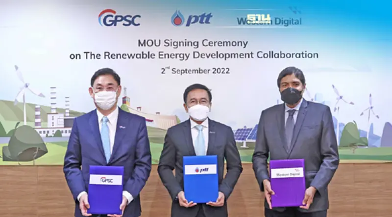 "ปตท. - GPSC - WD" ยกระดับนวัตกรรมพลังงานอนาค ปักธงสู่กลยุทธ์ความยั่งยืน "ปตท. - GPSC - WD" ยกระดับนวัตกรรมพลังงานอนาค ปักธงสู่กลยุทธ์ความยั่งยืน