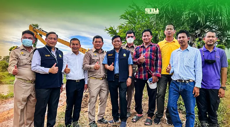 “อลงกรณ์” นำทีมชลประทานลอกคลองป้องกันน้ำท่วมเพชรบุรี
