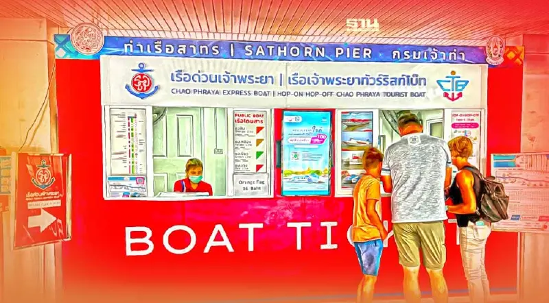 ประเดิมท่าเรือสาทร ส่องบูธจำหน่ายตั๋วโดยสารสีแดง "เรือด่วนเจ้าพระยา”