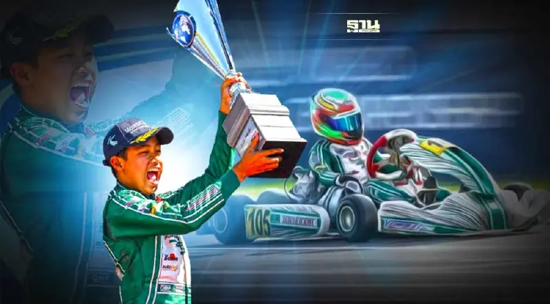 กระหึ่ม "เอ็นโซ่" เด็กไทยคนแรก ผงาดคว้าแชมป์โลกโกคาร์ทที่อิตาลี