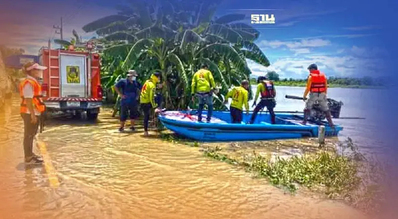 มาแล้วมวลน้ำวังจากลำปางทะลักตากท่วม"สามเงา-บ้านตาก"