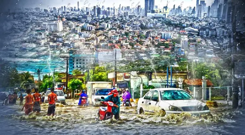 ฝนถล่มกรุงเช็คหลายพื้นที่กทม.-ปริมณฑลฝนตกหนัก น้ำท่วม รถติดหนักมากวันนี้