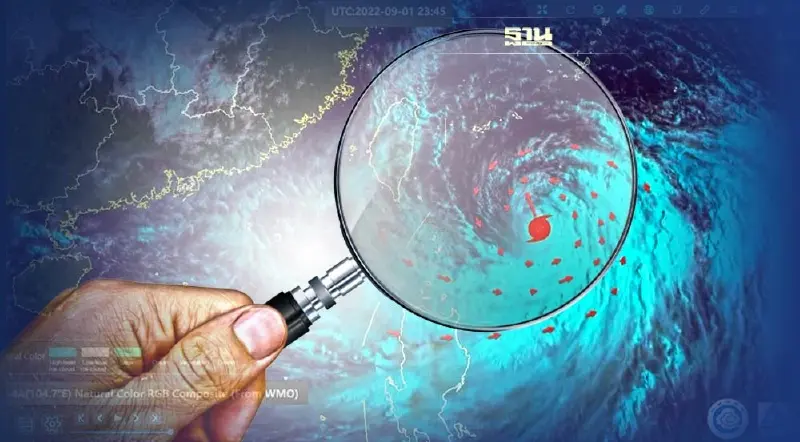 อัพเดทเส้นทางพายุไต้ฝุ่น"หินหนามหน่อ" เช้าวันนี้ 2 ก.ย. 65