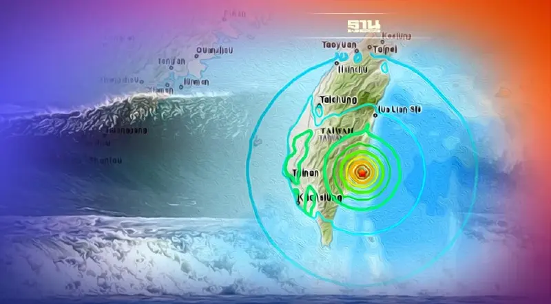 ด่วน!ญี่ปุ่นประกาศเตือนภัย "สึนามิ" หลังเกิดแผ่นดินไหว 6.8 ในไต้หวัน