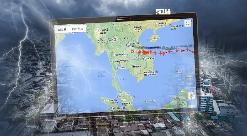 "พายุเข้าไทย" อัพเดทเส้นทาง"พายุโนรู"ล่าสุดที่นี่