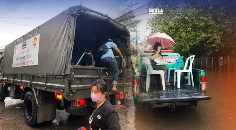 น้ำท่วมกรุงเทพ เช็คเลยเขตไหนมีรถรับ-ส่งบริการผู้ประสบภัยบ้าง